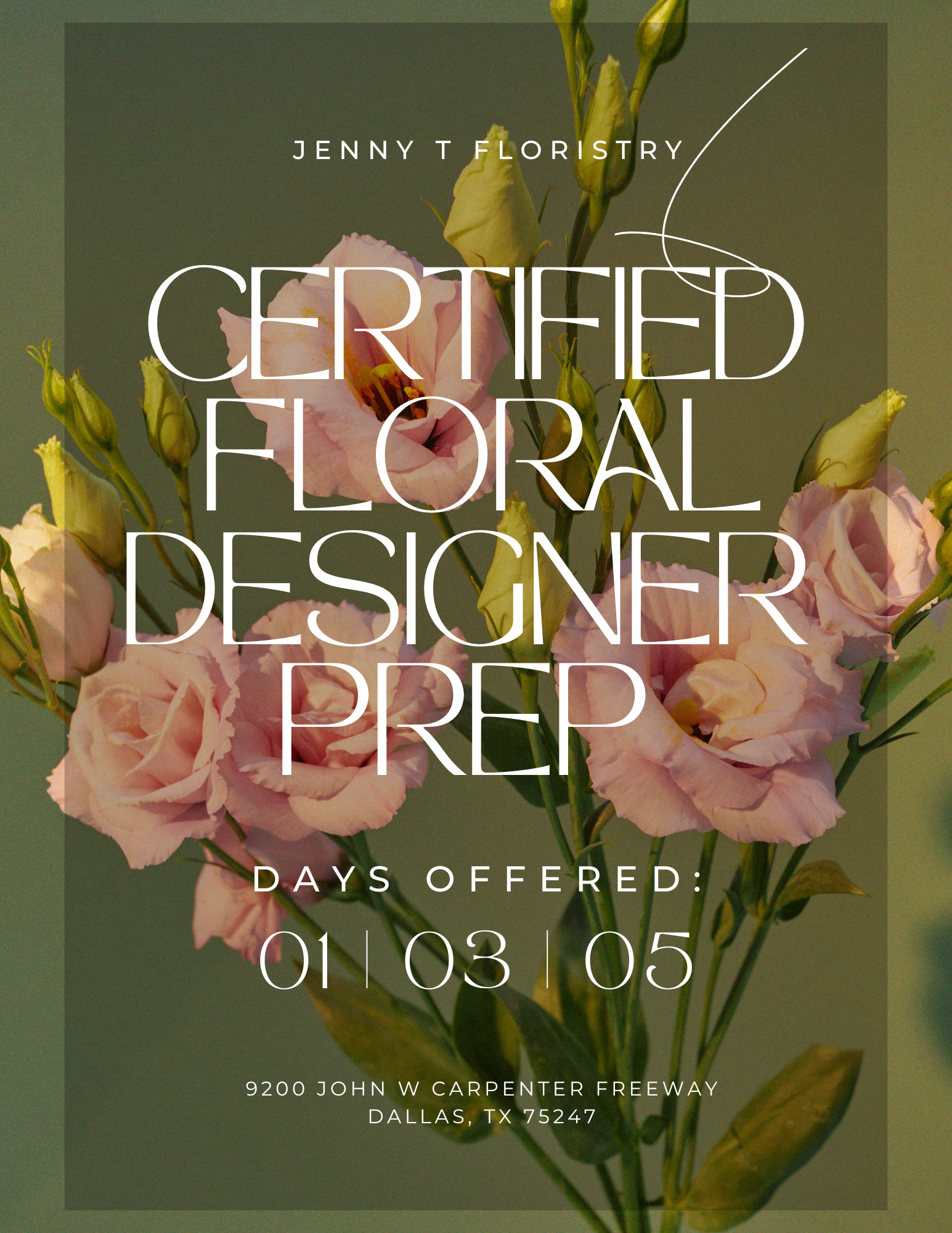 AIFD Certified Floral Designer (CFD®) Prep with Jenny T