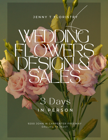 One-on-One Wedding Design & Sales by Jenny T - 3 Days